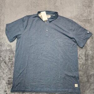 NWT Linksoul Shirt Men's InkHeather Gray Golf Polo Shirt LS183 Casual Size 2XL